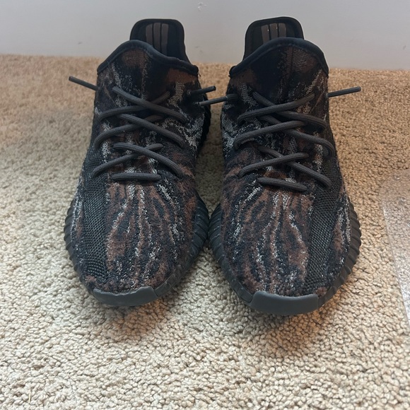 brown and black yeezys